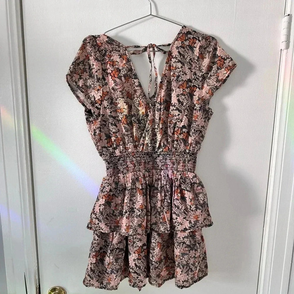 NWT American Eagle Floral Garden Party Tiered Dress Size Small - Picture 6 of 8